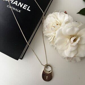 Tory Burch Surreal Lock Pendant